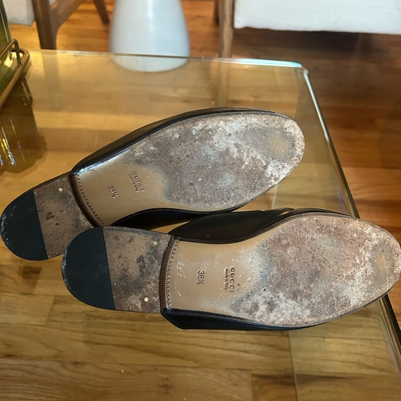 Black Gucci Princeton Mules in Excellent Condition with Dust Bags - Picture 5 of 12
